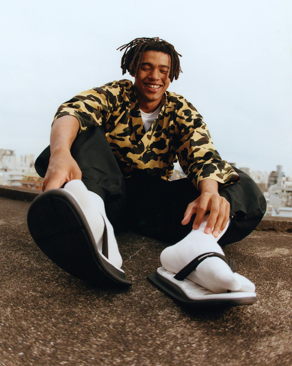 bathing ape flip flops